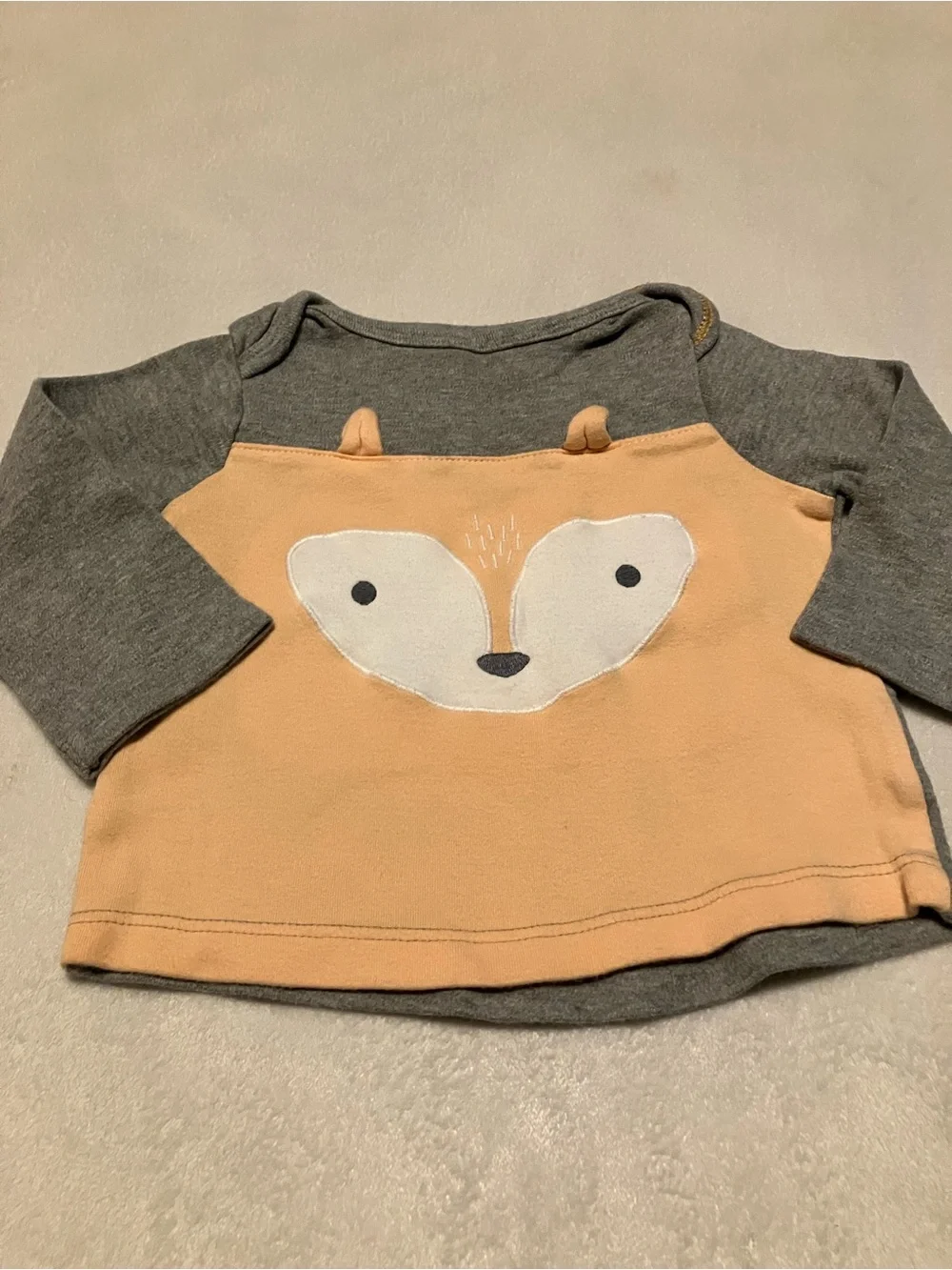 Baby 2 Piece Set with Fox Top and Tree Pants